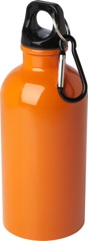 Oregon 400 ml RCS certified single wall stainless steel water bottle with carabiner 31
