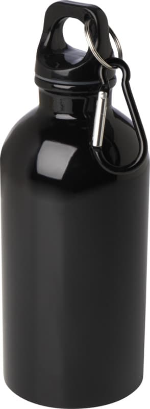 Oregon 400 ml RCS certified single wall stainless steel water bottle with carabiner 11