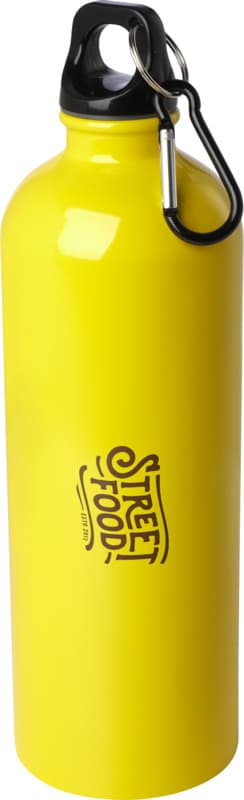 Oregon 750 ml RCS certified single wall stainless steel water bottle with carabiner 60