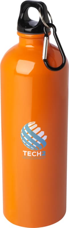 Oregon 750 ml RCS certified single wall stainless steel water bottle with carabiner 35