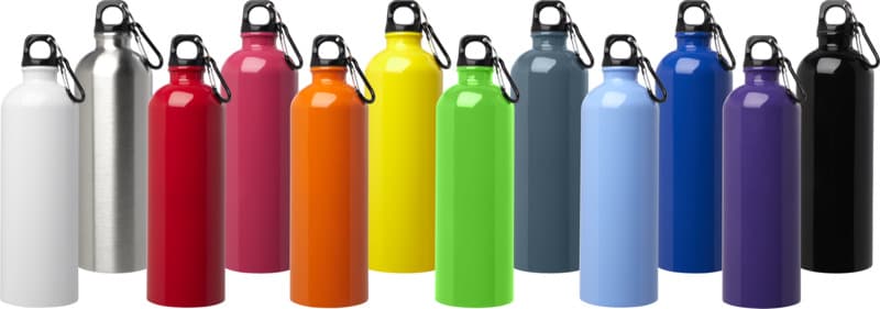 Oregon 750 ml RCS certified single wall stainless steel water bottle with carabiner 54