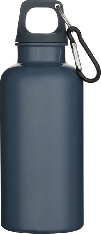 Oregon 400 ml solid colour RCS recycled plastic water bottle with carabiner  26