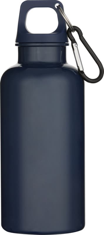 Oregon 400 ml solid colour RCS recycled plastic water bottle with carabiner  42