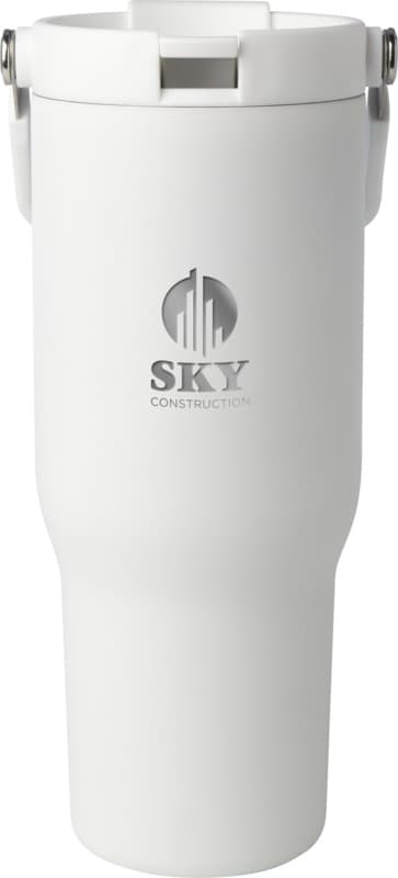 Bronx 900 ml RCS recycled stainless steel copper vacuum insulated tumbler with dual function lid 9