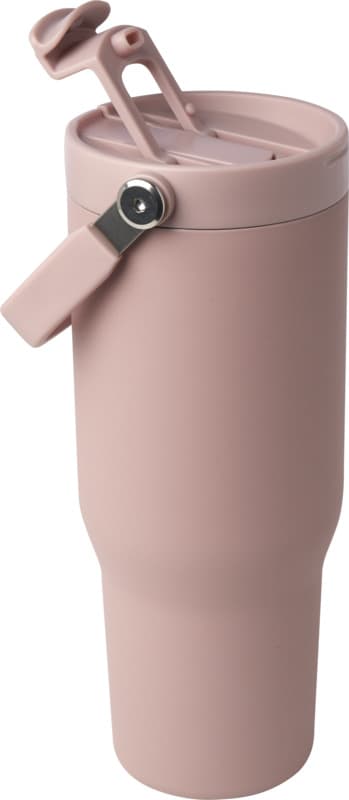 Bronx 900 ml RCS recycled stainless steel copper vacuum insulated tumbler with dual function lid 14