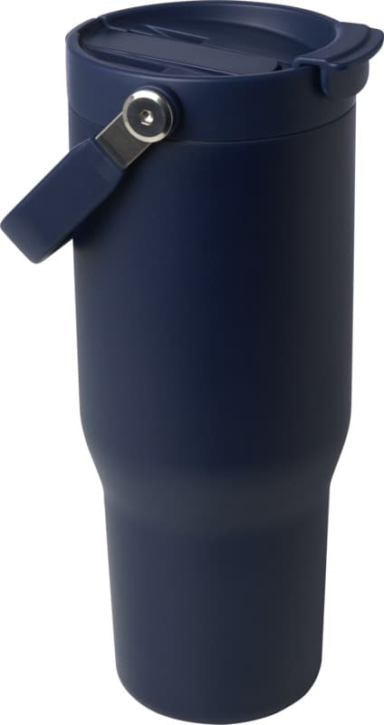 Bronx 900 ml RCS recycled stainless steel copper vacuum insulated tumbler with dual function lid 18