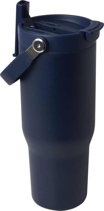 Bronx 900 ml RCS recycled stainless steel copper vacuum insulated tumbler with dual function lid 21