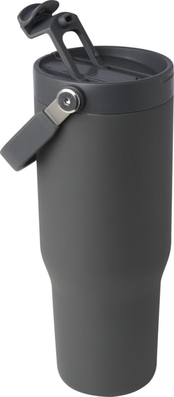 Bronx 900 ml RCS recycled stainless steel copper vacuum insulated tumbler with dual function lid 30