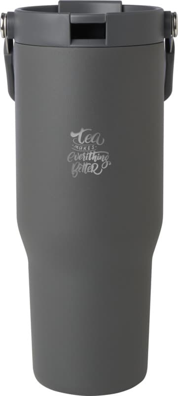 Bronx 900 ml RCS recycled stainless steel copper vacuum insulated tumbler with dual function lid 33