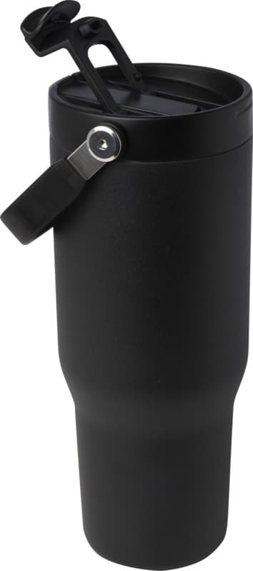 Bronx 900 ml RCS recycled stainless steel copper vacuum insulated tumbler with dual function lid 38