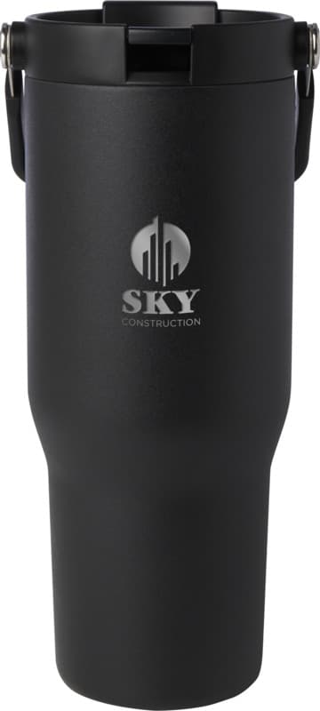 Bronx 900 ml RCS recycled stainless steel copper vacuum insulated tumbler with dual function lid 41