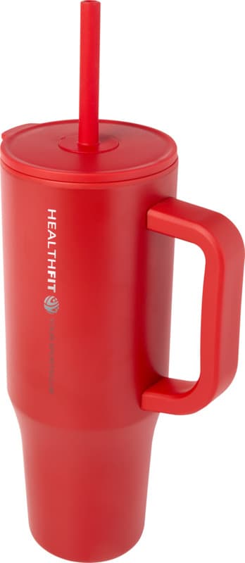 Brady 900 ml RCS certified insulated tumbler with silicone straw 30