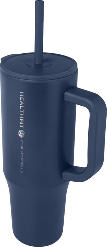 Brady 900 ml RCS certified insulated tumbler with silicone straw 24