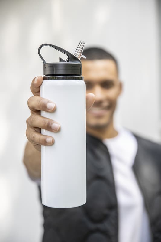 Fitz 800 ml RCS recycled single wall stainless steel water bottle 22