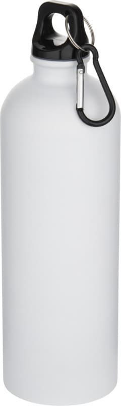 Oregon 750 ml matte RCS recycled single wall stainless steel water bottle with carabiner 9