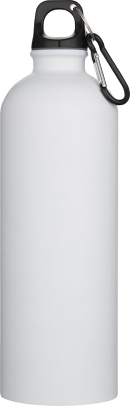 Oregon 750 ml matte RCS recycled single wall stainless steel water bottle with carabiner 10