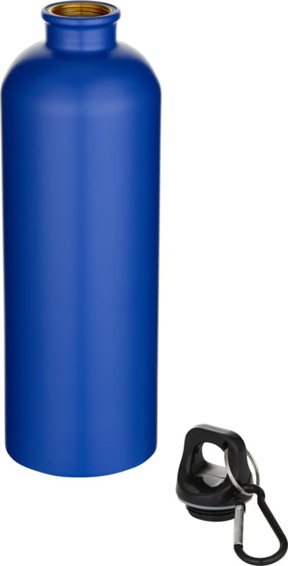 Oregon 750 ml matte RCS recycled single wall stainless steel water bottle with carabiner 7