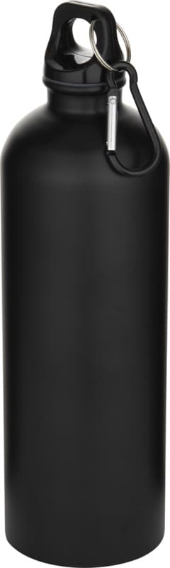 Oregon 750 ml matte RCS recycled single wall stainless steel water bottle with carabiner 1