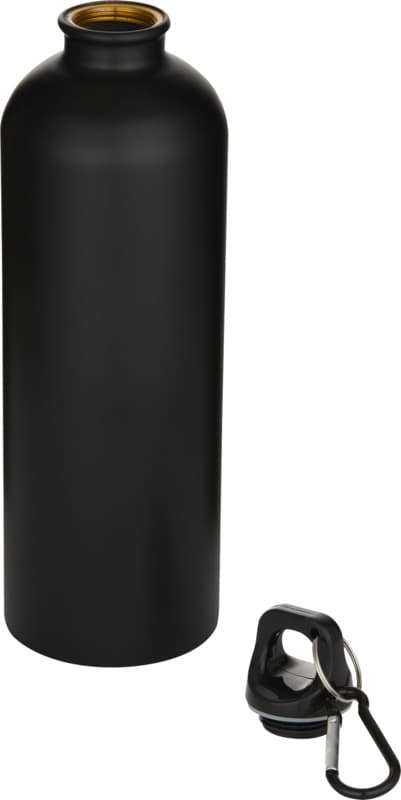 Oregon 750 ml matte RCS recycled single wall stainless steel water bottle with carabiner 3