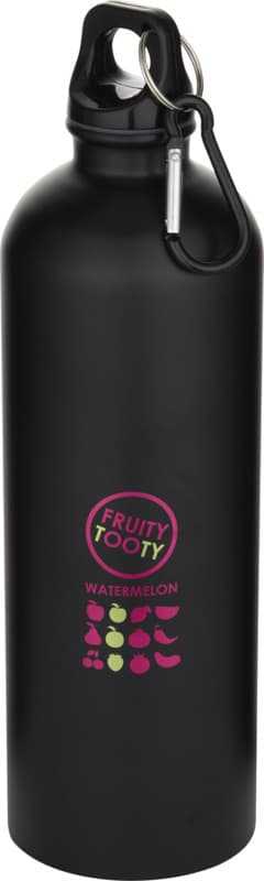 Oregon 750 ml matte RCS recycled single wall stainless steel water bottle with carabiner 4