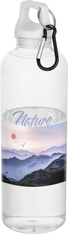 Oregon 750 ml RCS recycled plastic water bottle with carabiner 13