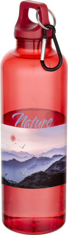 Oregon 750 ml RCS recycled plastic water bottle with carabiner 8