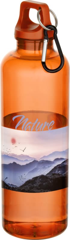 Oregon 750 ml RCS recycled plastic water bottle with carabiner 22