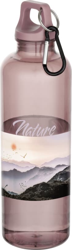 Oregon 750 ml RCS recycled plastic water bottle with carabiner 31