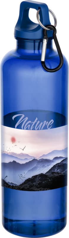 Oregon 750 ml RCS recycled plastic water bottle with carabiner 4