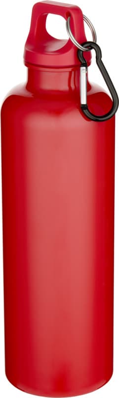 Oregon 750 ml solid colour RCS recycled plastic water bottle with carabiner   9