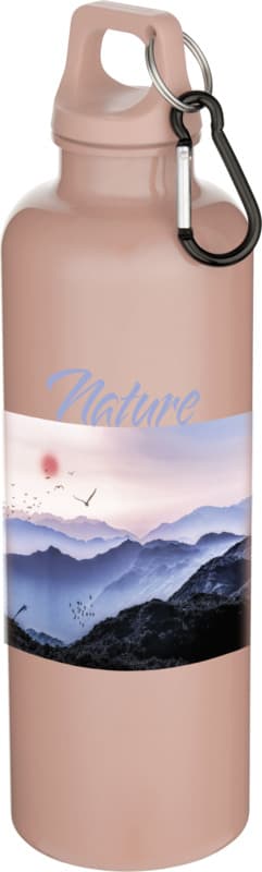 Oregon 750 ml solid colour RCS recycled plastic water bottle with carabiner   32