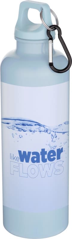 Oregon 750 ml solid colour RCS recycled plastic water bottle with carabiner   20