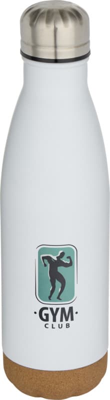 Cove 500 ml double wall vacuum insulated stainless steel water bottle with cork details 9