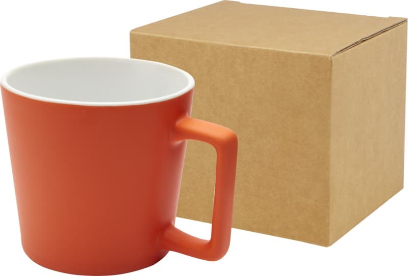 Cali 370 ml ceramic mug with matt finish 29