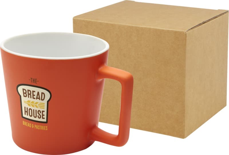 Cali 370 ml ceramic mug with matt finish 35