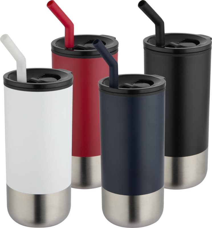 Grayson 480 ml RCS recycled insulated tumbler with straw 23