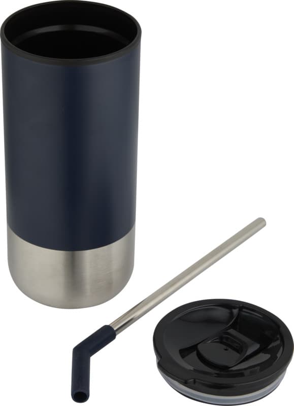 Grayson 480 ml RCS recycled insulated tumbler with straw 16