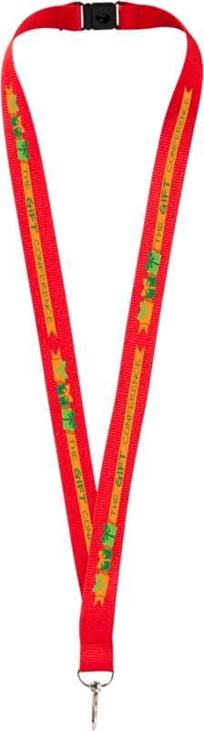Lago lanyard with break-away closure 16