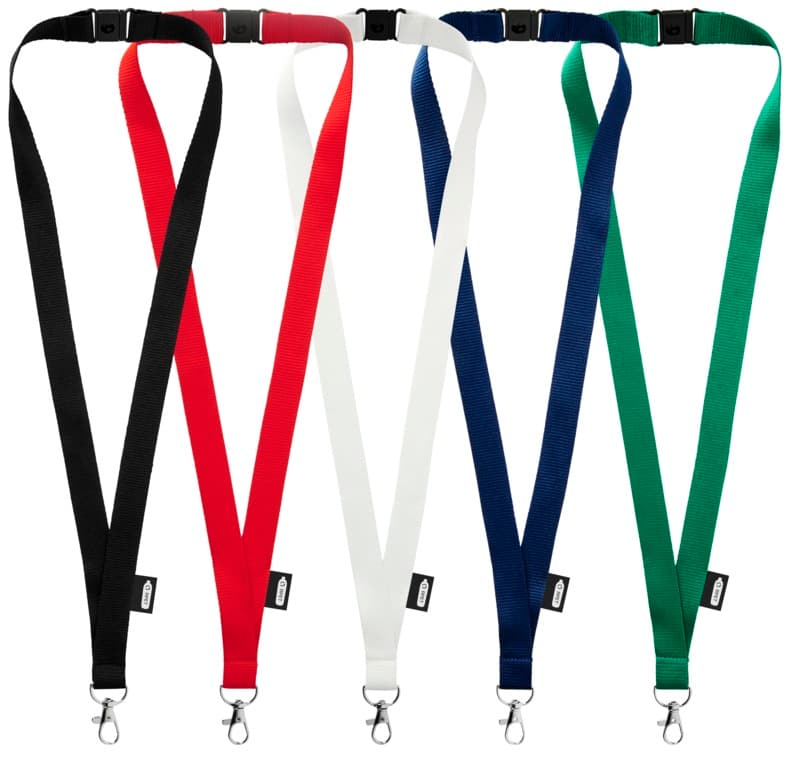 Tom recycled PET lanyard with breakaway closure 11