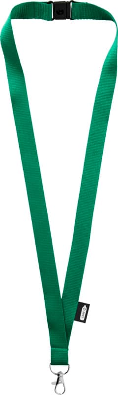Tom recycled PET lanyard with breakaway closure 17
