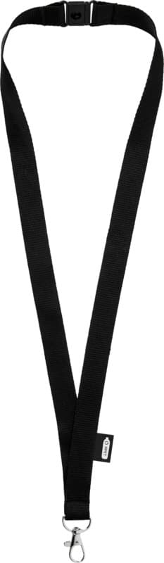 Tom recycled PET lanyard with breakaway closure 1