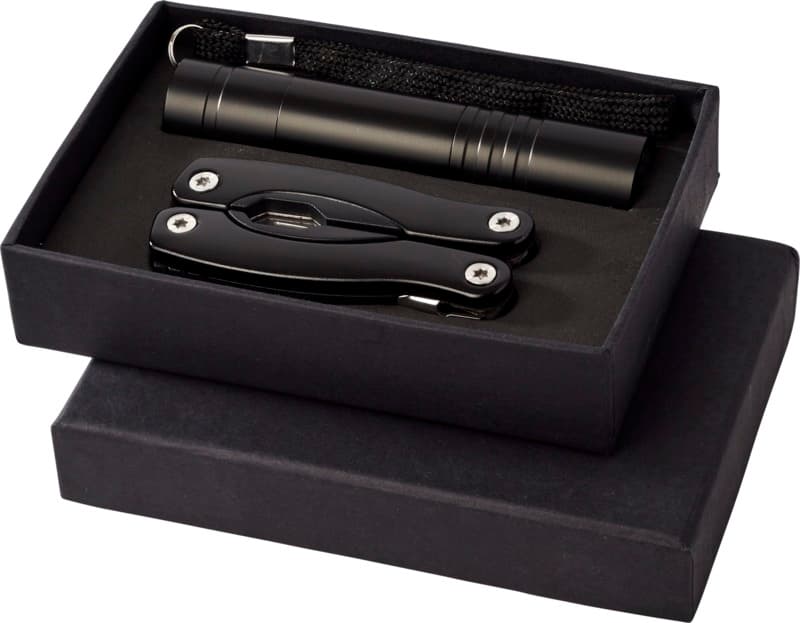 Scout multi-function knife and LED flashlight set 1