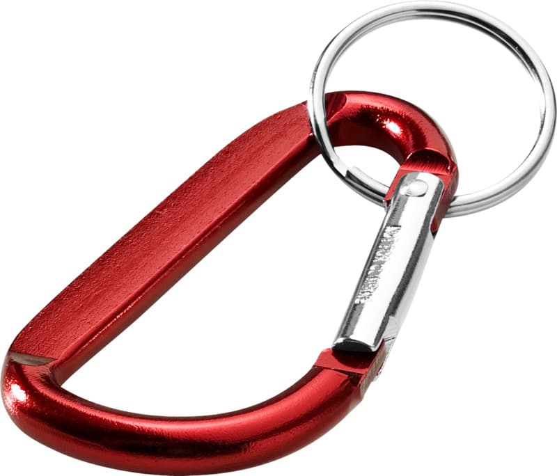 Timor RCS recycled aluminium carabiner keychain 1