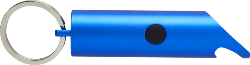 Flare RCS recycled aluminium IPX LED light and bottle opener with keychain 8
