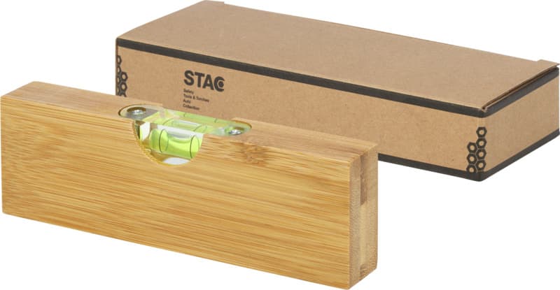 Flush bamboo spirit level with bottle opener 4