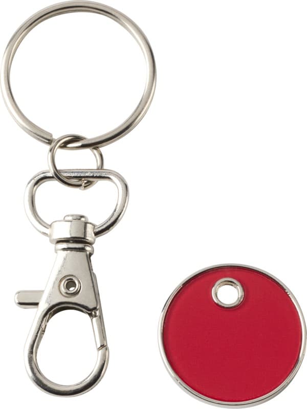 Rory keyring with trolley coin 17