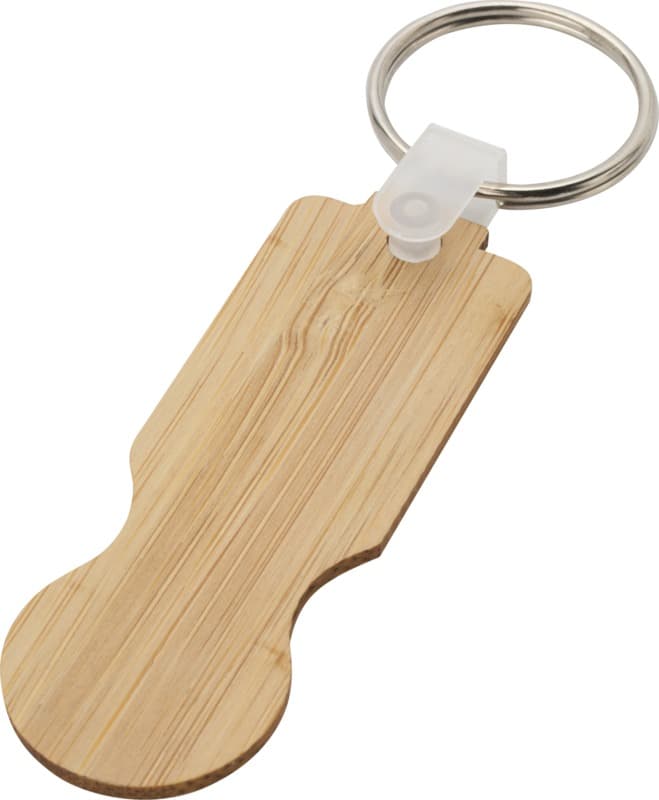 Ronan bamboo trolley keychain 1