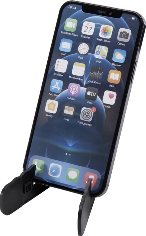 Buna recycled plastic foldable tablet and phone stand 1