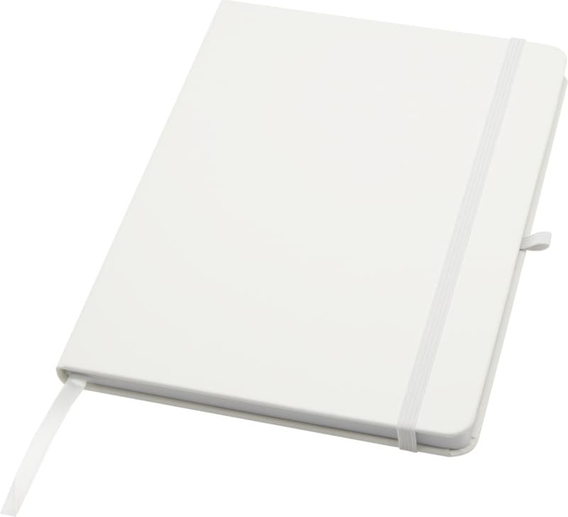 Teak A5 recycled hard cover notebook with lined pages 1