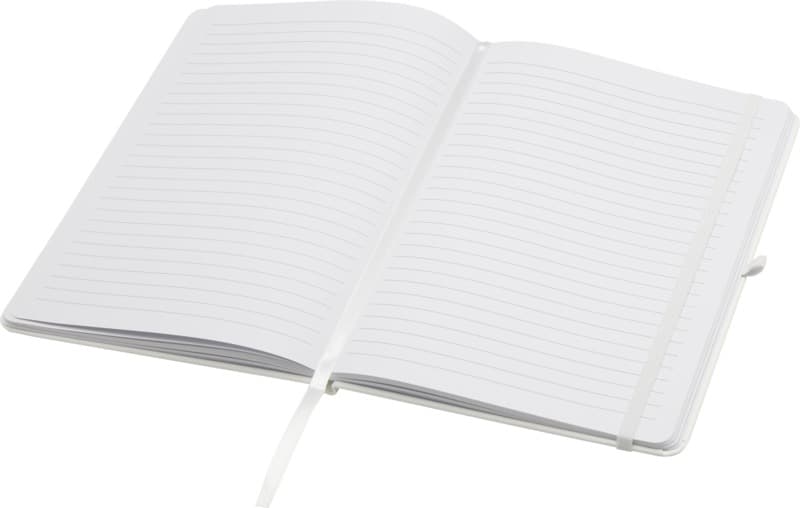 Teak A5 recycled hard cover notebook with lined pages 4